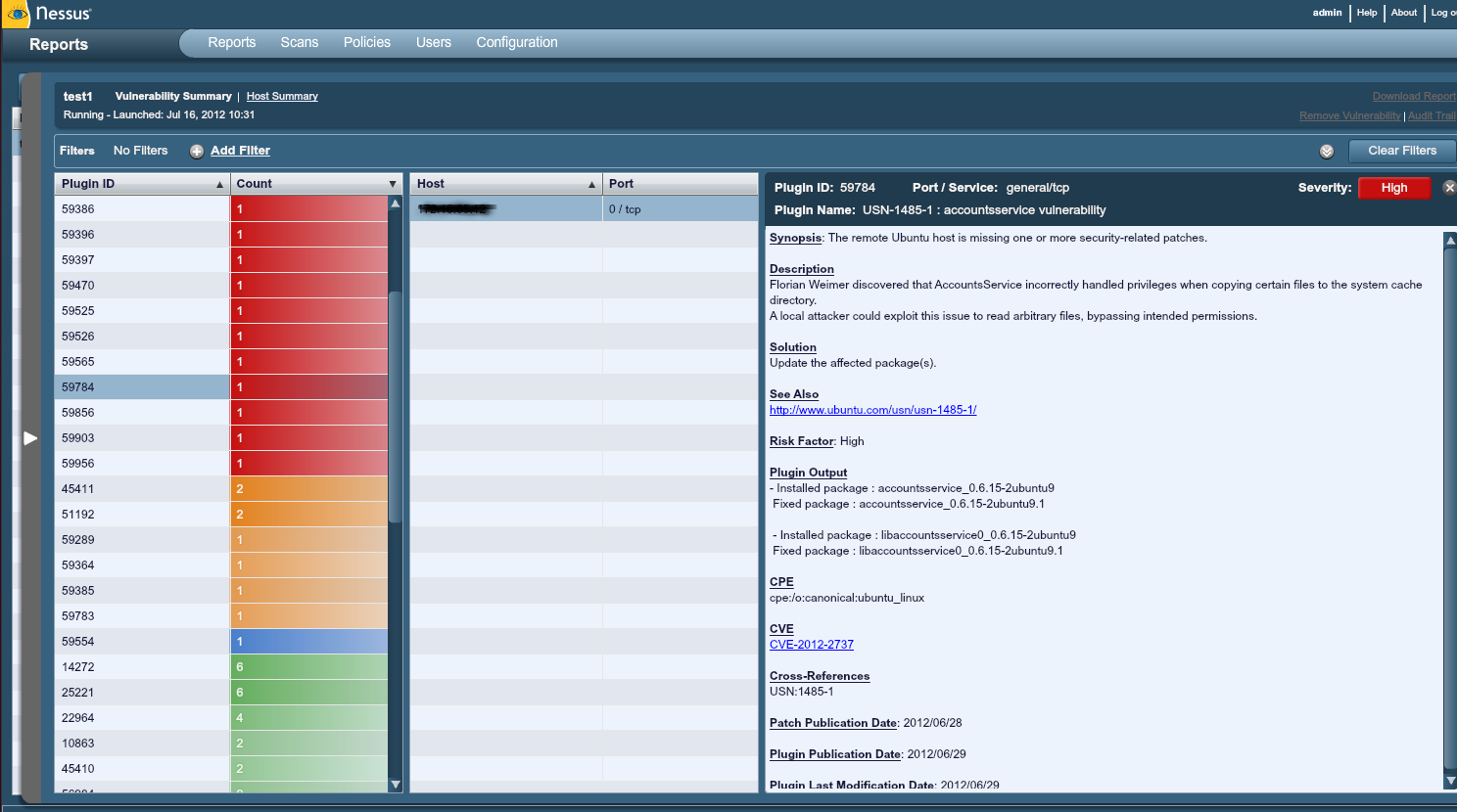 Nessus 5 on Ubuntu 12.04 install and mini review | HackerTarget.com