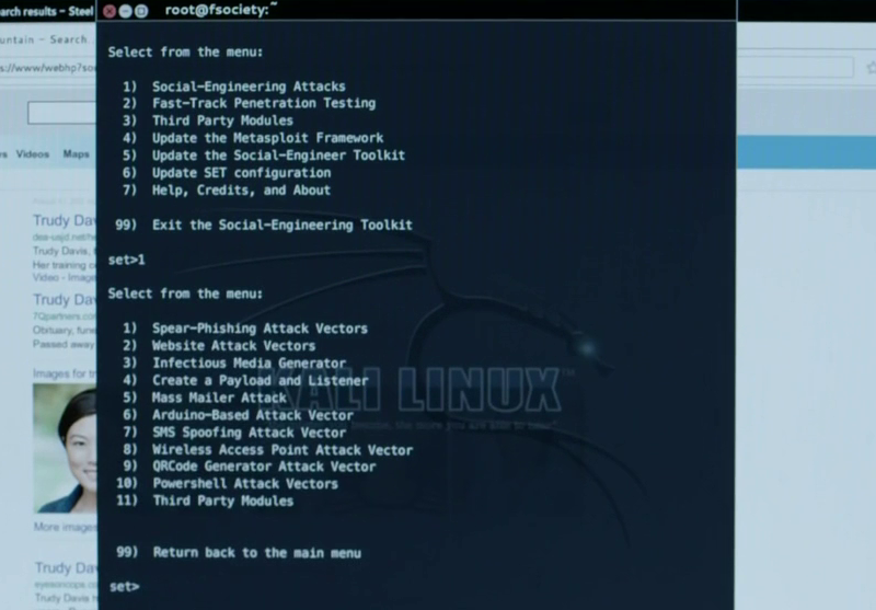 Kali Linux + Mr. Robot ARG Society