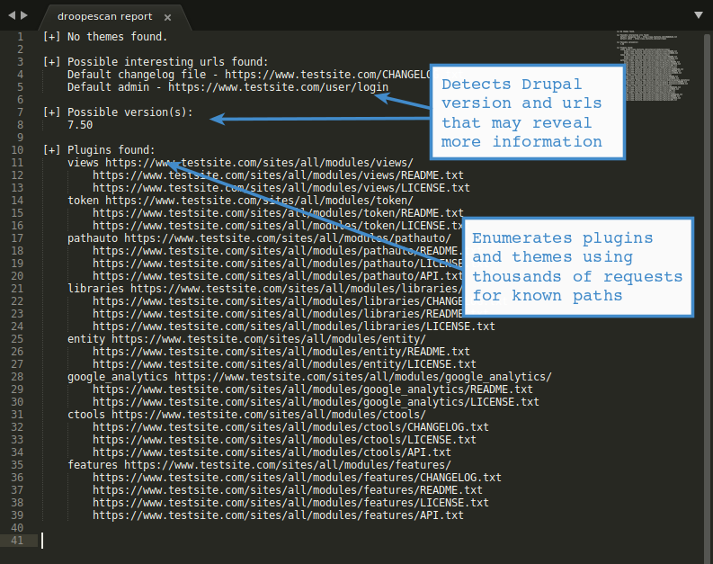 drupal security note