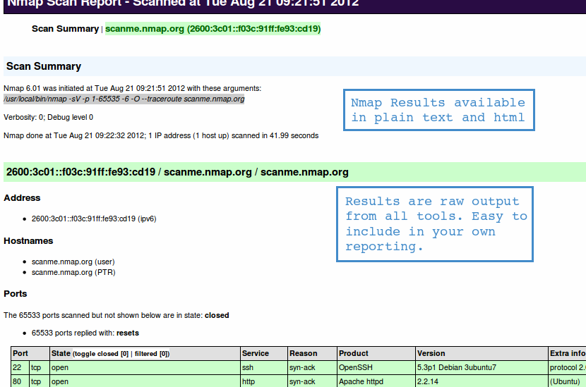 Online Port Scanner Powered by Nmap