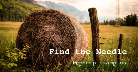 tcpdump examples needle in haystack