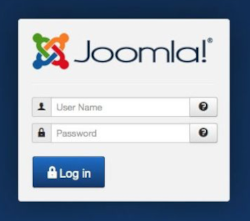 Joomla login form